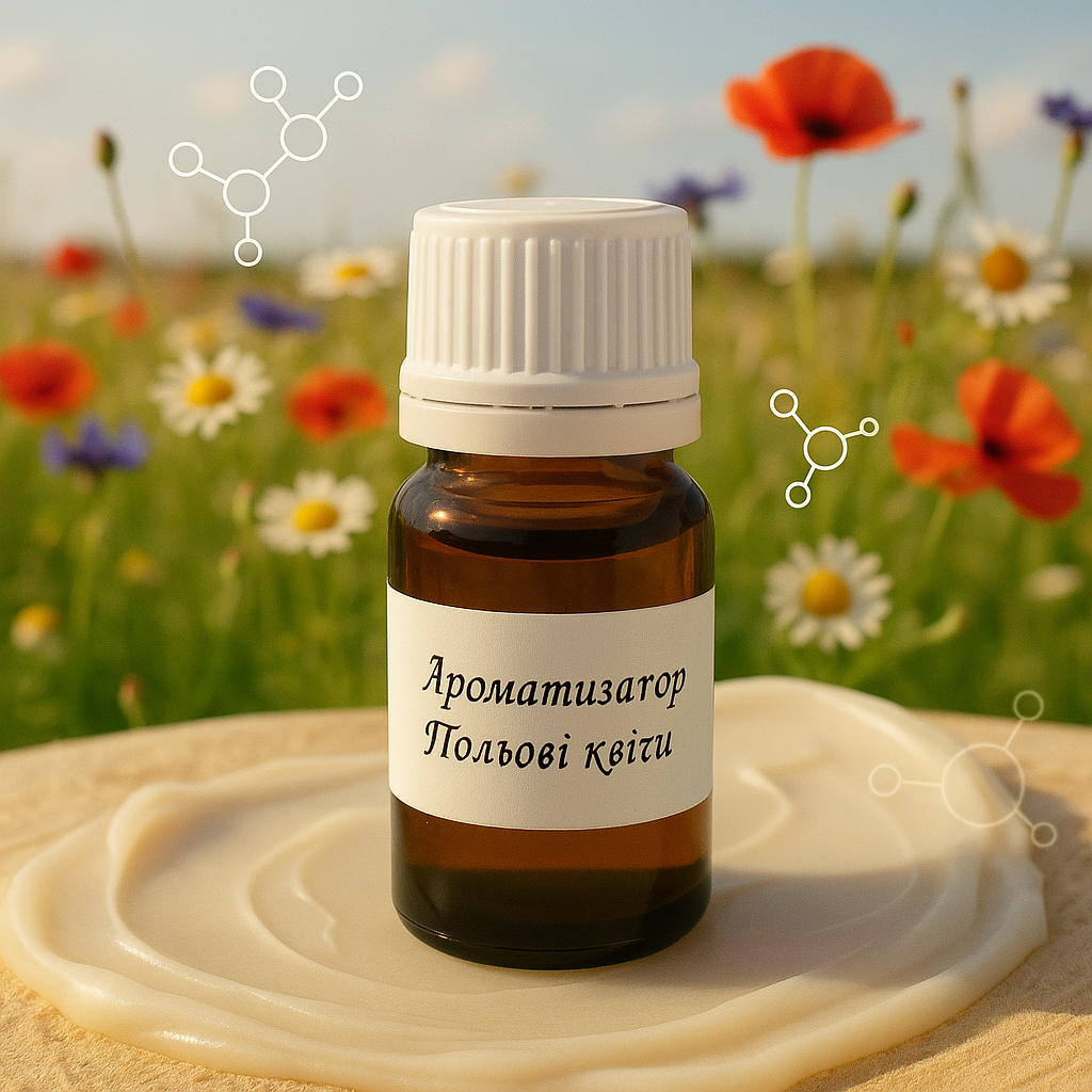 Польові квіти 10 мл, ароматизатор для свічок Проміс-Плюс, фото 1