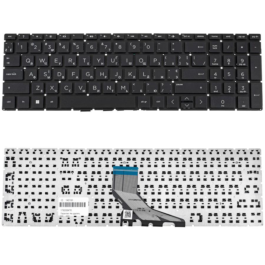 Клавіатура для ноутбука HP (250 G7, 255 G7 series) ukr, black, без фрейма (оригінал)