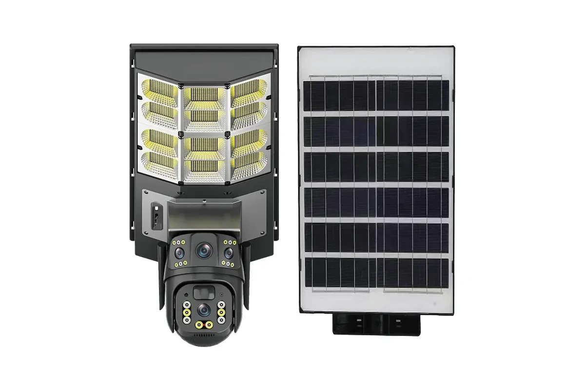 Камера відеоспостереження PTZ вулична WiFi+LED лампа+сонячна панель (SPM-XA01/T19-4G), фото 1