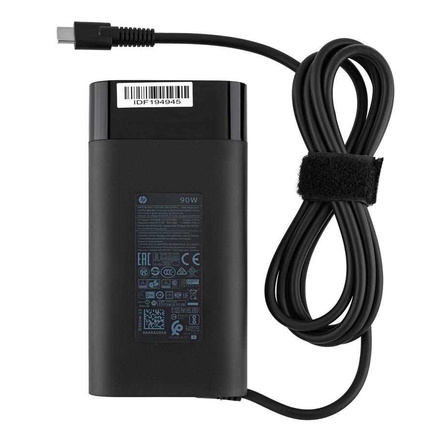 Оригінальний блок живлення для ноутбука HP TYPE-C 90W, black, OVALE