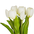 Букет "Тюльпани білі" 7 шт, 30 см, фото 2