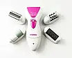 Жіночий епілятор електробритва 4 в 1 Geemy GM-7006, фото 2