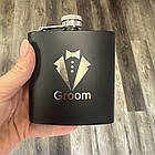 Фляга Groom (наречений), метал, фото 3
