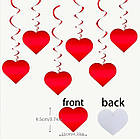 Підвісні сердечка на Святого Валентина, 12 шт, фото 2