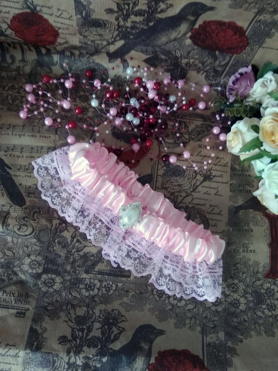 Весірні підв'язки для нареченої, фото 1