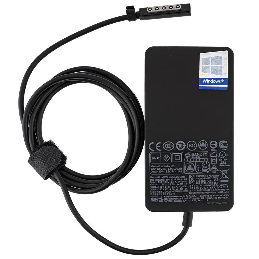 Оригінальний блок живлення для планшета MICROSOFT 12V, 3.6A, 45W, 5pin, Black (Surface Pro, Pro 2 RT)