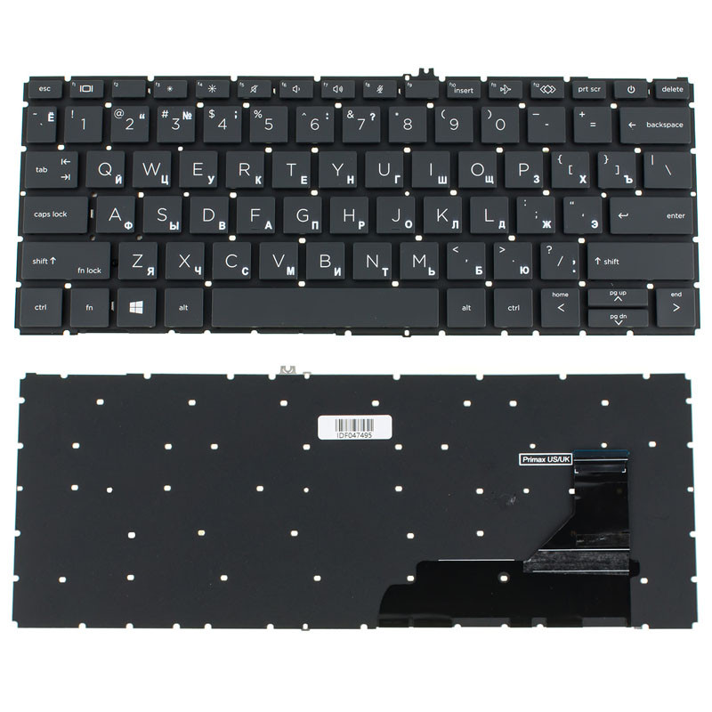 Клавіатура для ноутбука HP (ProBook: 830 G8, 835 G8) rus, black, без фрейма
