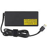 Блок живлення для ноутбука LENOVO 20V, 6A, 120W, USB+pin (Square 5 Pin DC Plug), black (без кабеля!), фото 4