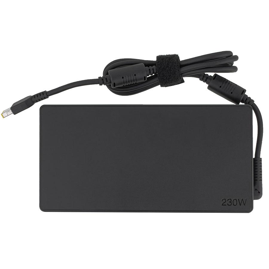 Блок живлення для ноутбука LENOVO 20V, 11.5A, 230W, USB+pin (Square 5 Pin DC Plug), black (ADL230NDC3A) (без кабеля!)