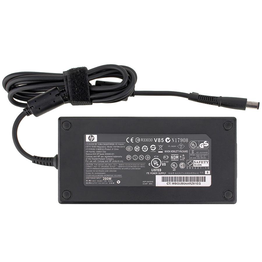 Блок живлення для ноутбука HP 19.5V, 10.3A, 200W, 7.4*5.0-PIN, black (без кабеля !)