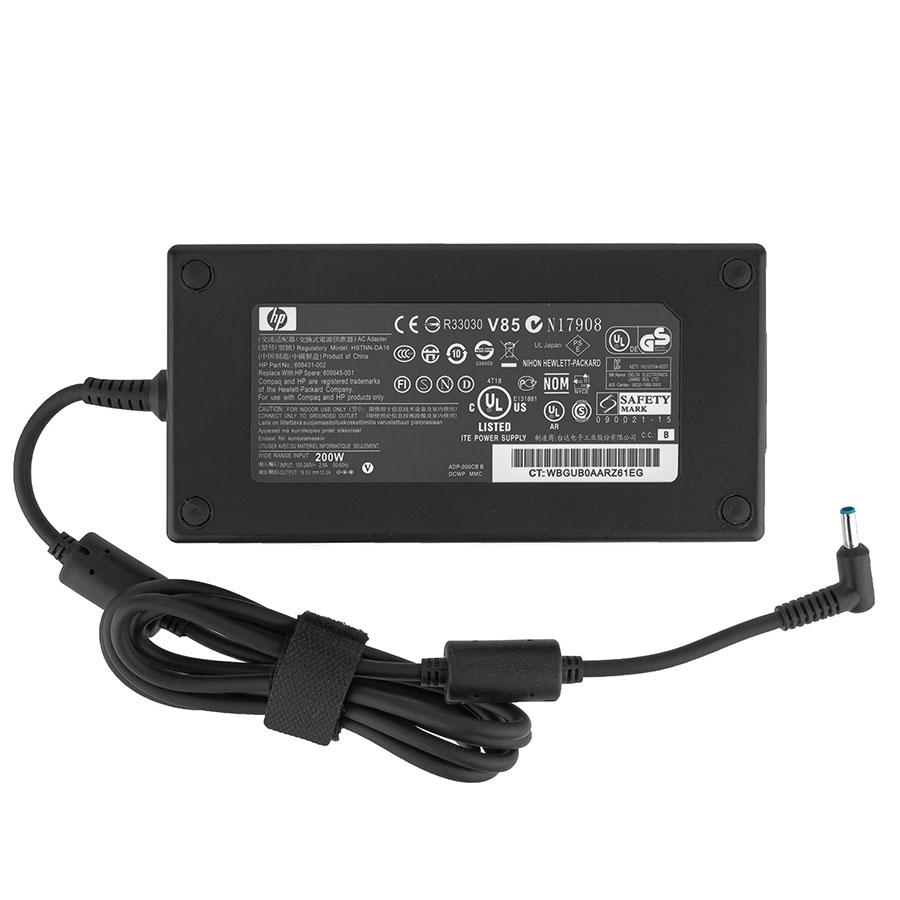 Блок живлення для ноутбука HP 19.5V, 10.3A, 200W, 4.5*3.0-PIN, black, RECTANGULAR