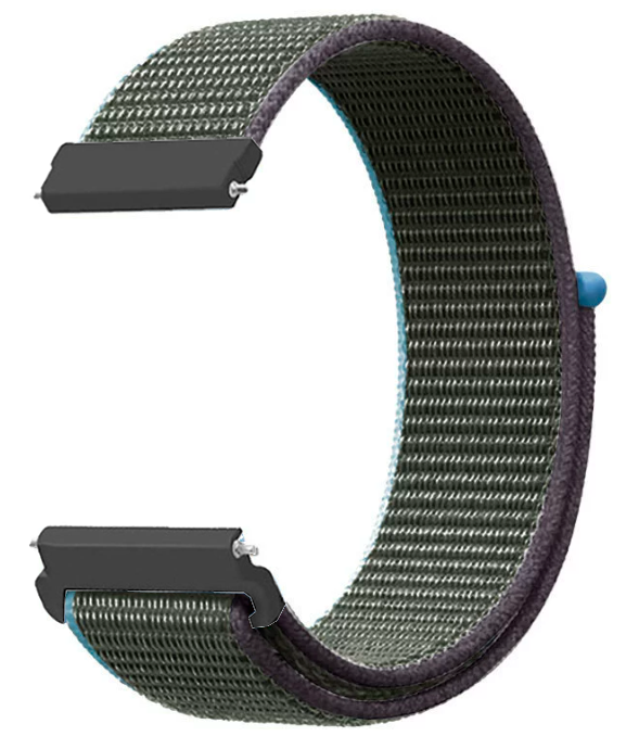 Ремінець CDK для Samsung Gear S3 Frontier | 22mm Nylon Sport Loop (012416) (inverness green), фото 1