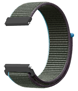 Ремінець CDK для Realme Watch 2 Pro | 22mm Nylon Sport Loop (012416) (inverness green)