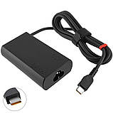 Оригінальний блок живлення для ноутбука LENOVO TYPE-C 65W, Black, OVALE, фото 3