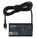 Оригінальний блок живлення для ноутбука LENOVO TYPE-C 65W, Black, OVALE, фото 4