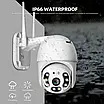Вулична поворотна IP камера відеоспостереження WiFi N3 6913 - 2mp ICSee - камера зовнішнього спостереження для дому, фото 3