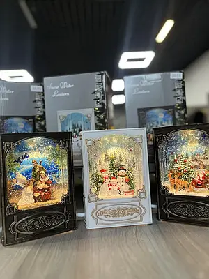 Новорічний музичний нічник-світильник XMAS WDL 24023B