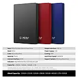 320 Gb WD 5400 Зовнішній жорсткий диск Kesu Xlon, фото 6