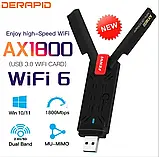 Wi-Fi адаптер Fenvi AX1800 Derapid 1300M Usb 3.0 2,4/5 Ггц, фото 5