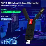 Wi-Fi адаптер Fenvi AX1800 Derapid 1300M Usb 3.0 2,4/5 Ггц, фото 6