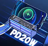 Корпус для повербанк 21700 18650 22W на 4 та 8 акумуляторів, фото 8
