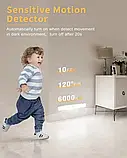 24 см Акумуляторна світлодіодна Led-лампа з датчиком руху, фото 7