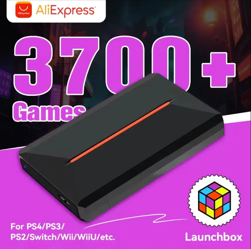 Game HDD 500Gb Launchbox RetroBat Batocera