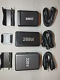 Зарядний пристрій 200W 268W 320W Gan Pro Type-C Usb A8 портов, фото 3