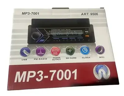 Автомагнітола MP3 7001 BT з утримувачем для телефону