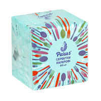 Популярний! Серветки столові Parus 1 шар Зелені 100 шт. (4820044170233) - Краща якість тільки на Nukleon.com.ua