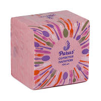 Популярний! Серветки столові Parus 1 шар Рожеві 100 шт. (4820044170271) - Краща якість тільки на Nukleon.com.ua