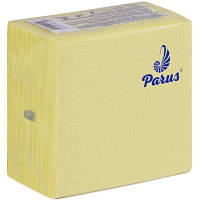 Популярний! Серветки столові Parus 1 шар 33х33 см Жовті 100 шт. (4820205440359) - Краща якість тільки на Nukleon.com.ua