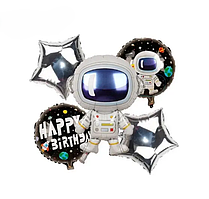 Кульки космонавт для дітей 5 штук one size різнобарвний