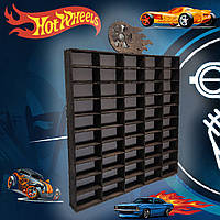 Гараж для машинок Hot Wheels 50х50 см, Настінна полиця для машино Хот Вілс та інших моделей: Зручне та стильне
