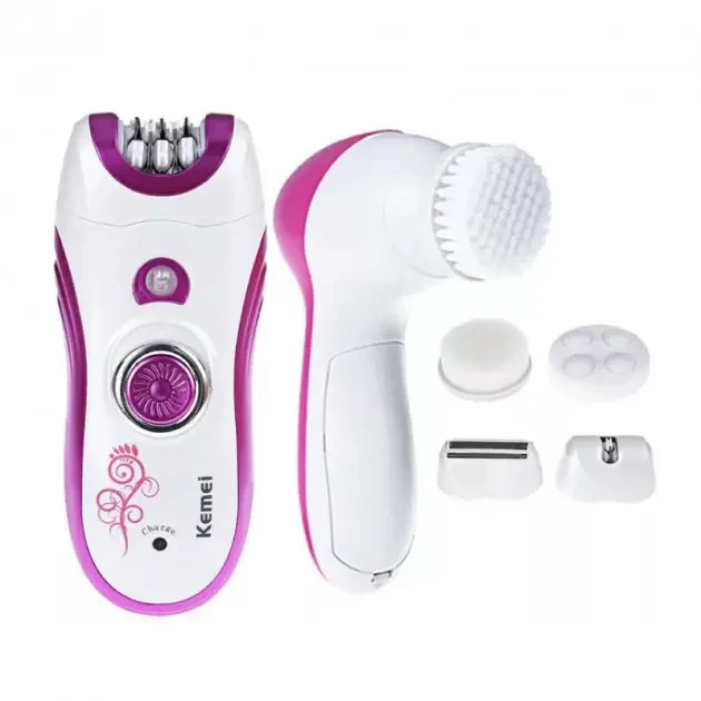 Епілятор жіночий багатофункціональний 6 в 1 пінцетний Kemei KM-3066, фото 1
