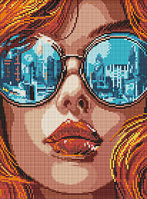 Алмазна мозаїка/вишивка Лондонський пейзаж 30*40 см Ідейка AMO 8060