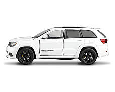 Модель автомобіля Jeep Grand Cheroke. Металева машинка Джип Гранд Черокі 1:32. Горять фари, звук двигуна, фото 5