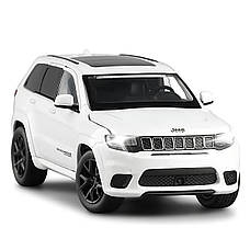 Модель автомобіля Jeep Grand Cheroke. Металева машинка Джип Гранд Черокі 1:32. Горять фари, звук двигуна, фото 4