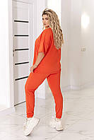 Костюм жіночий спортивний з двонитки великого розміру, фото 7
