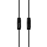 Навушники дротові з мікрофоном HOCO M19 Drumbeat with mic чорні, фото 3