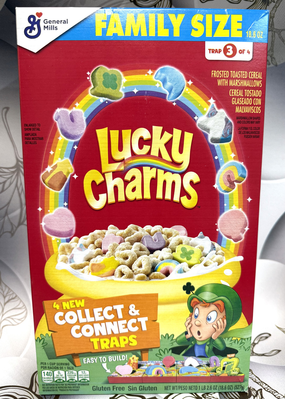 Сухий сніданок Lucky Charms вівсяний з маршмеллоу, без глютену