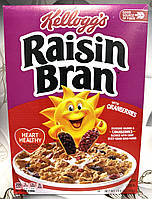 Сухий сніданок Kellogg's Raisin Bran пластівці з журавлиною і родзинками