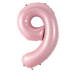 Цифра КИТАЙ-КТ 30" Рожева 9 (УП)