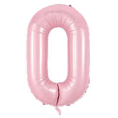 Цифра КИТАЙ-КТ 30" Рожева 0 (УП)