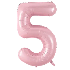 Цифра КИТАЙ-КТ 30" Рожева 5 (УП)