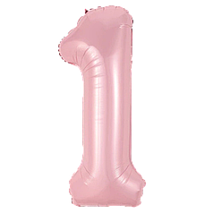 Цифра КИТАЙ-КТ 30" Рожева 1 (УП)