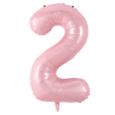 Цифра КИТАЙ-КТ 30" Рожева 2 (УП)