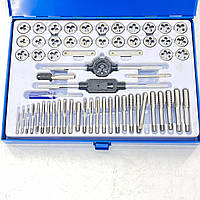 Набір плашки та мітчики для нарізування різьби 60ел. Krischner KN-9536 HM