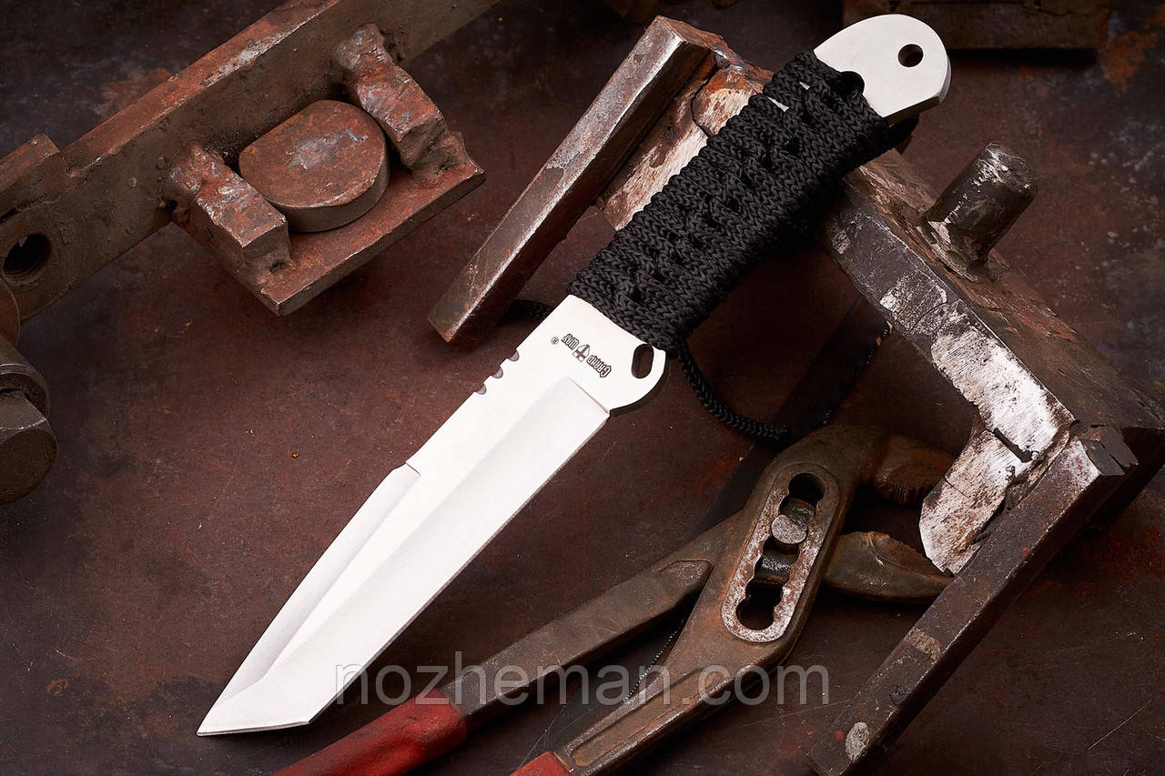 Нескладний ніж Гребінь 2, з потужним клинком і тканинним чохлом у комплекті, фото 1