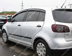 Вітровики вікон Фольксваген Гольф 5 Плюс (дефлектори бічних вікон Volkswagen Golf 5 Plus)